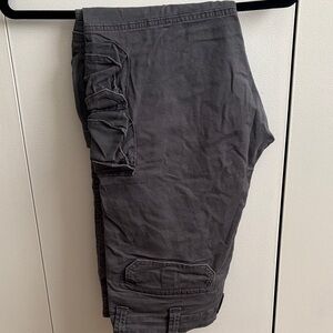 Wrangler Men's Cargo Pants - Dark Gray